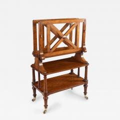  Holland Sons An early Victorian walnut folio stand attributed to Holland Sons - 3953574