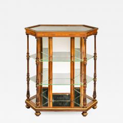  Holland Sons Hexagonal display table attributed to Holland and Sons - 900238