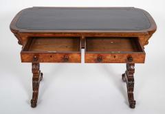 Holland Sons Important William IV Period Desk with Superb Carving Signed Holland Sons - 4455723