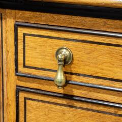  Holland Sons Small Victorian Oak and Ebony Partner s Desk Attributed to Holland and Sons - 2112350