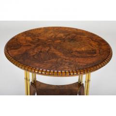  Holland Sons Victorian Burl Walnut Table by Holland Sons - 1532553