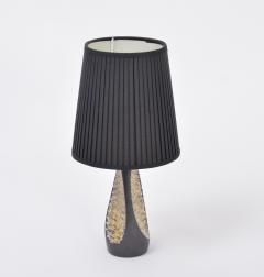  Holm Sorensen Black Danish Mid Century Ceramic Table Lamp by Holm Sorensen for S holm - 2173794