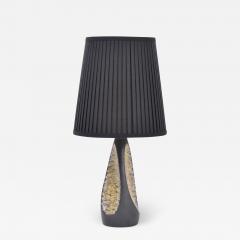  Holm Sorensen Black Danish Mid Century Ceramic Table Lamp by Holm Sorensen for S holm - 2174579