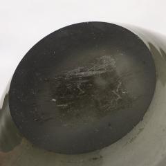  Holmegaard Mid Century Hand Blown Smoked Glass White Amethyst Detailed Vase by Holmegaard - 3523742