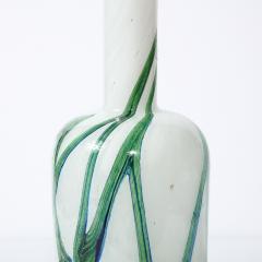  Holmegaard Mid Century Modern Handblown Glass Vase by Otto Brauer Signed Holmegaard - 2092662