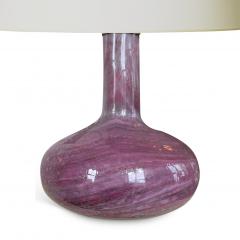  Holmegaard Mod table lamp in swirling purple glass by Holmegaard - 2770492