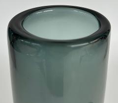  Holmegaard Per Lutken Holmegaard Glass Denmark Smoked Glasss Vases Set of Three 3  - 4663556