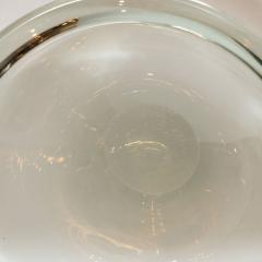  Holmegaard Scandinavian Mid Century Modern Smoked Elliptical Bowl Signed by Holmgaard - 1580901