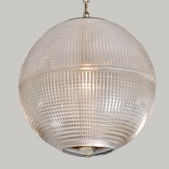  Holophane 1960s US Holophane ball ceiling pendant - 1096175