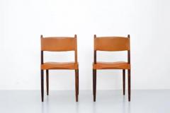 Holstebro M belfabrik Set of 6 Dining Chairs by Anders Jensen in Rosewood and Leather Denmark 1960s - 3389139
