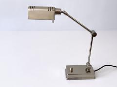  Holtk tter Adjustable Nickel Plated Brass Desk Light by Holtk tter Germany 1980s - 4308571