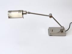  Holtk tter Adjustable Nickel Plated Brass Desk Light by Holtk tter Germany 1980s - 4308575