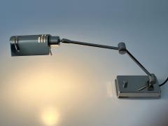  Holtk tter Adjustable Nickel Plated Brass Desk Light by Holtk tter Germany 1980s - 4308577