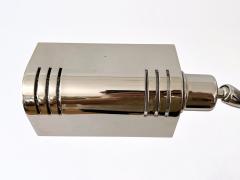  Holtk tter Adjustable Nickel Plated Brass Desk Light by Holtk tter Germany 1980s - 4308581