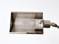  Holtk tter Adjustable Nickel Plated Brass Desk Light by Holtk tter Germany 1980s - 4308582