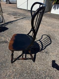  Hooker Furniture Set of 6 Ebony Spindle Back Sanctuary Chairs by Hooker - 4519289