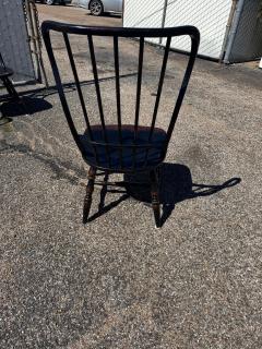  Hooker Furniture Set of 6 Ebony Spindle Back Sanctuary Chairs by Hooker - 4519298