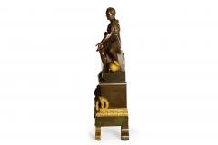  Horatius the Fall of Rome French Empire Antique Bronze Mantel Clock - 4470211