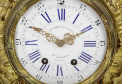  Horlogerie A BELGIAN LOUIS XV STYLE BRONZE MANTEL CLOCK BY HORLOGERIE BRUSSELS - 3566150