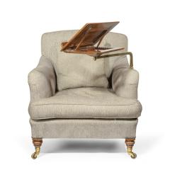  Howard Sons A late Victorian walnut library arm chair by Howard Sons - 2337625