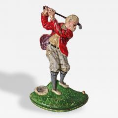  Hubley Doorstop Golfer by Hubley Circa 1920 - 85022