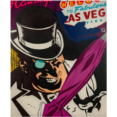  Huge Richard Huge Richard Mirando Seen Graffiti Art Painting of the Penguin in Las Vegas - 4126197