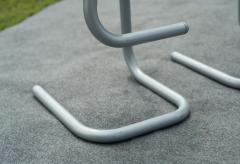  Hugh Hamilton Philip Salmon Set of 3 Paperclip Model K700 Bar Stools by Kinetics in Grey Enamel - 4206705