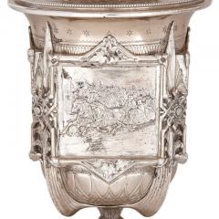  Hunt Roskell Large antique Victorian silver loving cup and cover - 3488842
