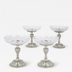  Hunt Roskell Set of Four Victorian silver stands by Hunt Roskell London - 2678511