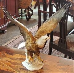  Hutschenreuther 20C Selb German Porcelain Bald Eagle Sculpture - 2021532