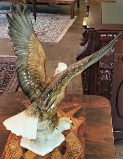  Hutschenreuther 20C Selb German Porcelain Bald Eagle Sculpture - 2021535