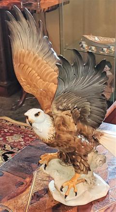  Hutschenreuther 20C Selb German Porcelain Bald Eagle Sculpture - 2021536