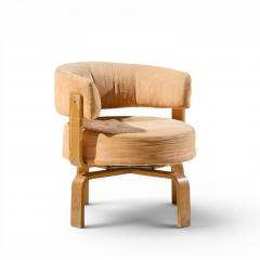  IKEA Carina Bengs for IKEA Fridene Swedish Bentwood Swivel Lounge Chairs Pair - 4610263