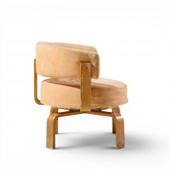  IKEA Carina Bengs for IKEA Fridene Swedish Bentwood Swivel Lounge Chairs Pair - 4610273