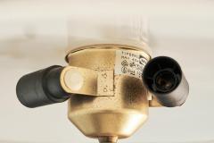  IKEA Large Solist Table Lamp in Metal Brass and Opaline Glass for IKEA 1990 - 4608906