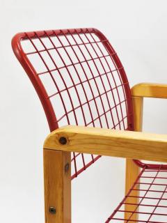 IKEA Postmodern Wire Lounge Chair Armchair S len Knut Marianne Hagberg Ikea 1982 - 4063151