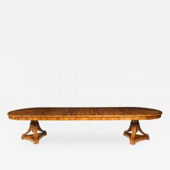  ILIAD DESIGN Biedermeier Inspired Double Pedestal Extendable Dining Table by ILIAD Design - 635662