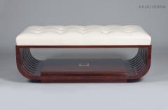  ILIAD DESIGN Modernist upholstered ottoman by ILIAD Design - 4399324