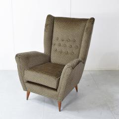  ISA Bergamo I S A Italy Armchair manufactured by ISA attributed to Gio Ponti 1950s  - 4339299