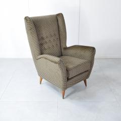  ISA Bergamo I S A Italy Armchair manufactured by ISA attributed to Gio Ponti 1950s  - 4339304