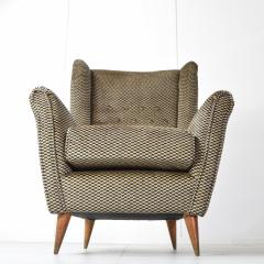  ISA Bergamo I S A Italy Armchair manufactured by ISA attributed to Gio Ponti 1950s  - 4339306