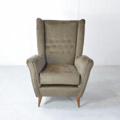 ISA Bergamo I S A Italy Armchair manufactured by ISA attributed to Gio Ponti 1950s  - 4339307