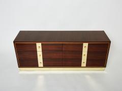  ISA Bergamo I S A Italy ISA Bergamo Italian rosewood and brass commode 1950s - 3087022