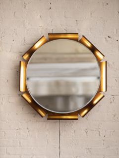  ISA Bergamo I S A Italy Isa Bergamo Backlit Rosewood Wall Mirror - 2675231