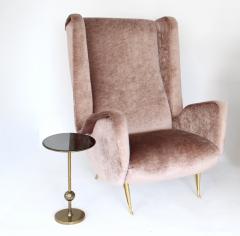  ISA Bergamo I S A Italy Italian Pair of Tall Lounge Wingback Chairs ISA Bergamo Italy - 4323389
