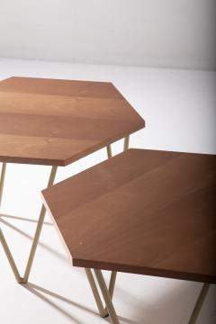  ISA Bergamo I S A Italy New Official Production ISA BERGAMO Pair of Coffee Tables - 3808426