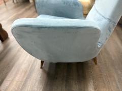  ISA Bergamo I S A Italy Pair Of Italian Modern Gio Ponti Inspired Lounge Chairs - 4326470