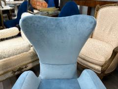 ISA Bergamo I S A Italy Pair Of Italian Modern Gio Ponti Inspired Lounge Chairs - 4326497