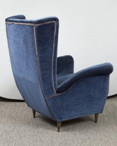  ISA Bergamo I S A Italy Pair Of Large Mid Century Italian Lounge Chairs By I S A  - 3282402