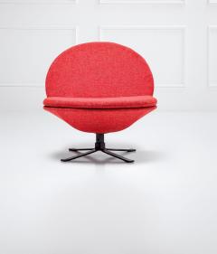  ISA Bergamo I S A Italy Rare Olimpia Swivel Armchairs - 4368258